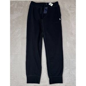 NWT Polo Ralph Lauren Sweatpants Mens XL Black Fleece Performance Gym Running